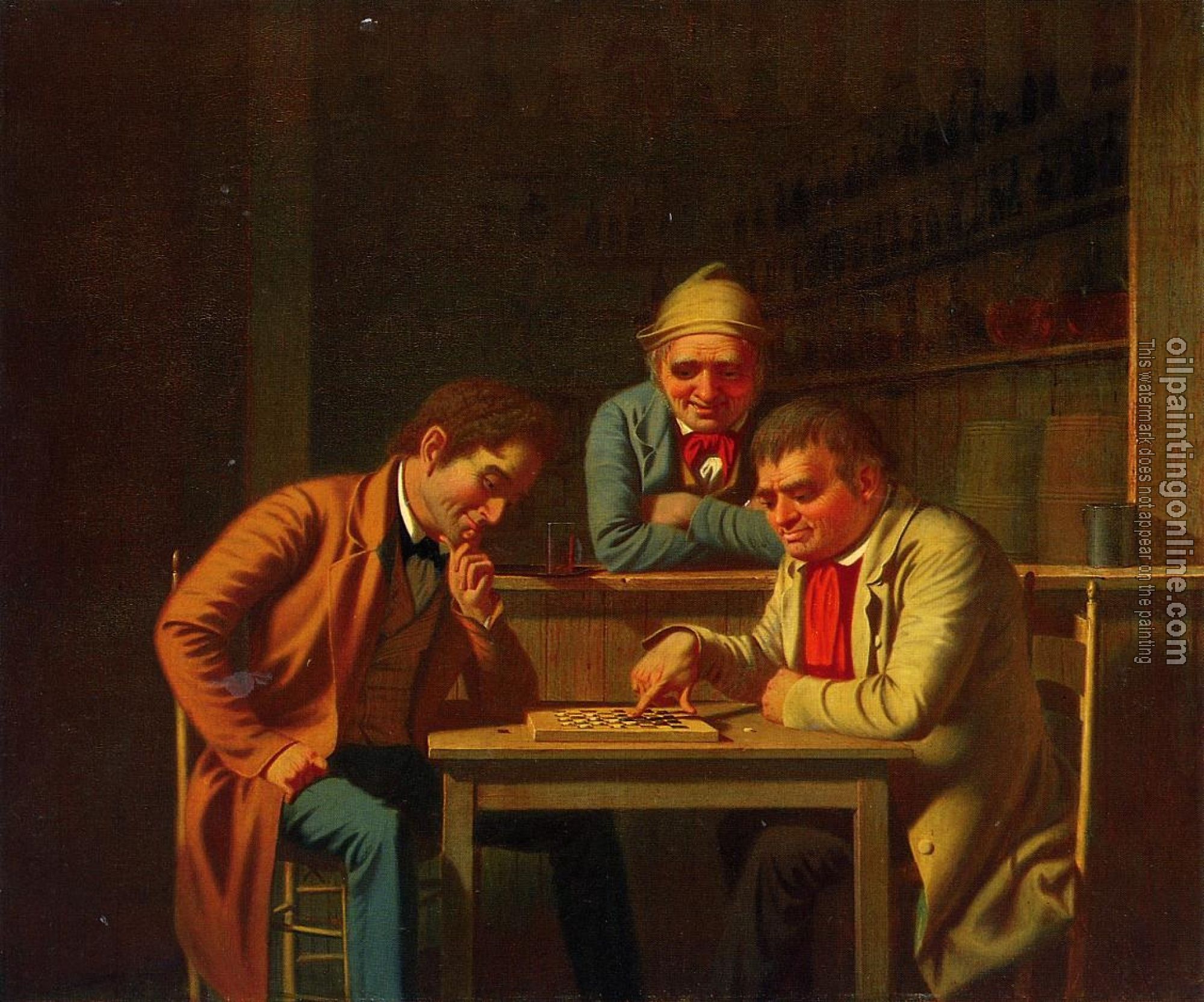 George Caleb Bingham - The Checker Players